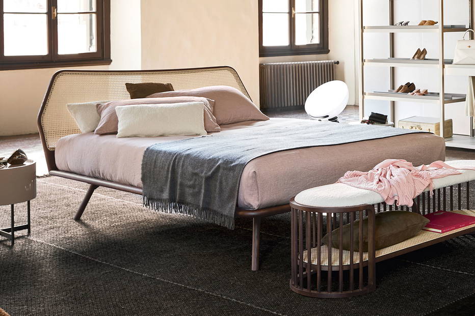 Trama Woven Cane Bed by Pianca