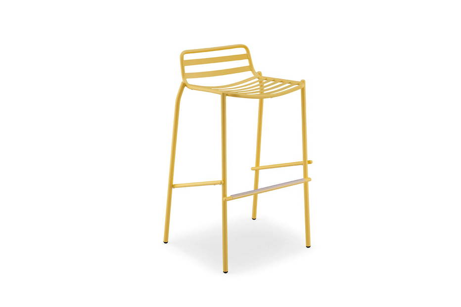 Trampoliere metal bar stool by Midj