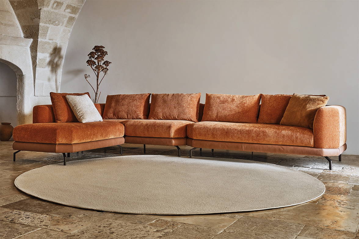 Treasure Corner Sectional Sofa by Nicoline Italia Treasure Corner Sectional Sofa by Nicoline Italia