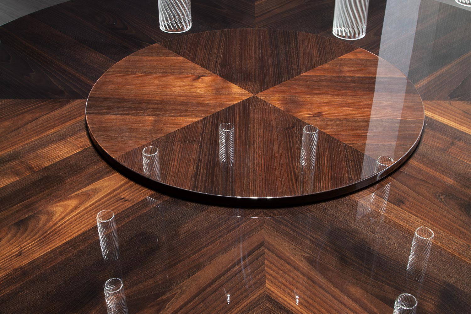 Lazy Susan for Round Dining Tables by Costantini Pietro