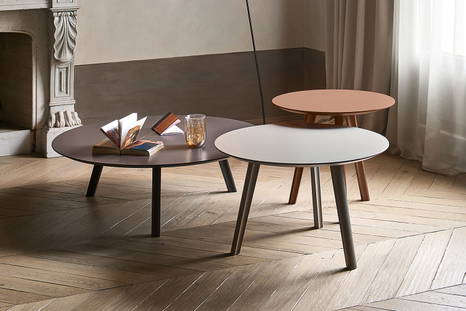Trio end tables and coffee table by San Giacomo