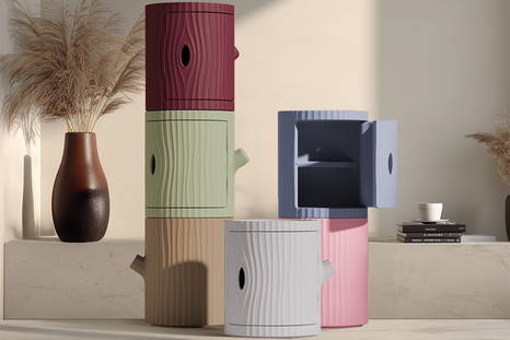 Tronco Storage Units come in various finishes