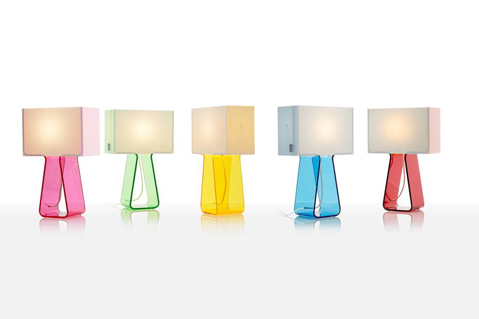 Tube Top colors table lamps have multiple variations of available colors 