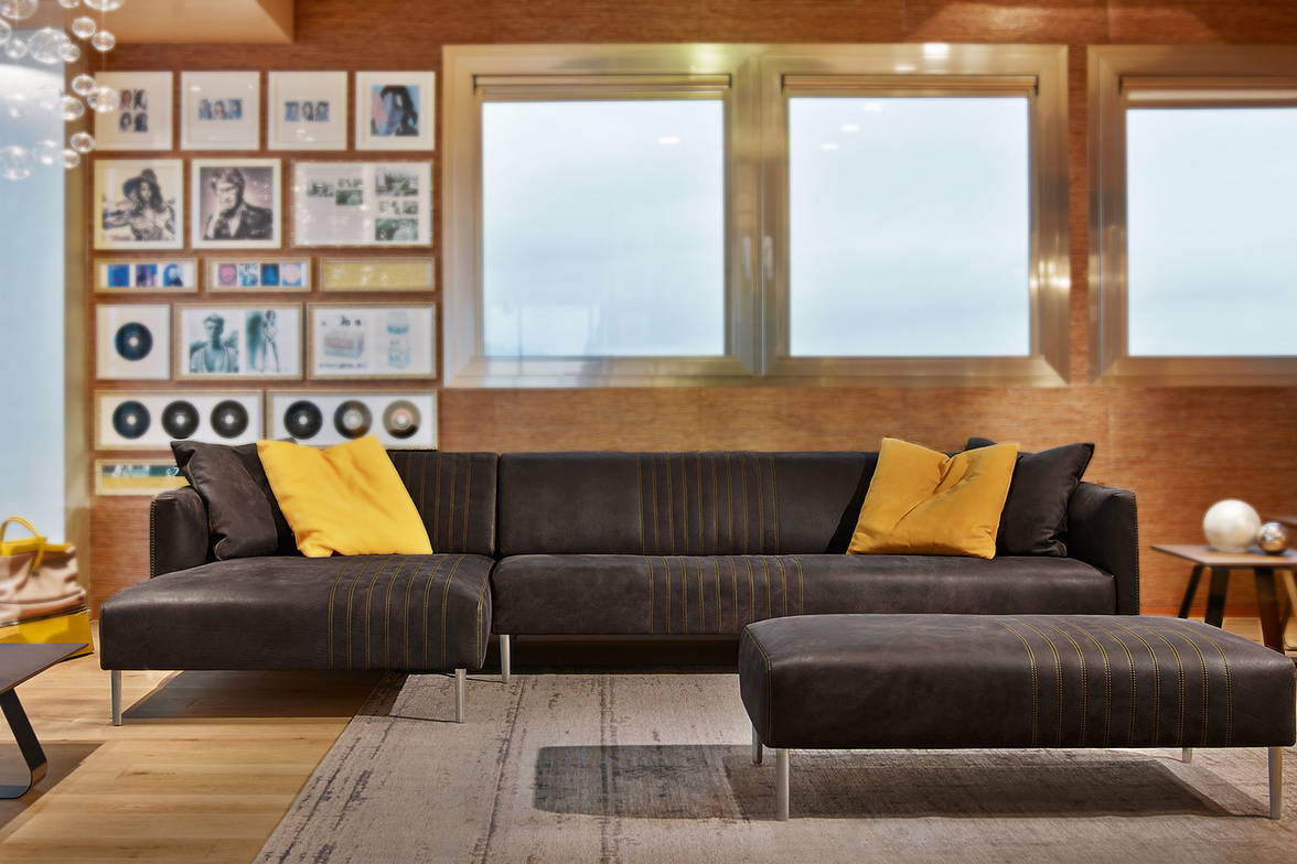 Tuxedo sectional sofa with chaise in composition with Tuxedo ottoman Tuxedo sectional sofa with chaise in composition with Tuxedo ottoman