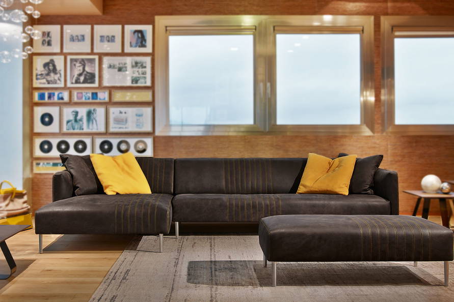 Tuxedo Sectional Sofa with Chaise