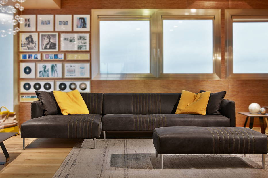 Tuxedo Sectional Sofa with Chaise