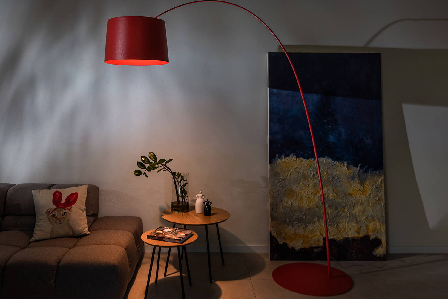 Twiggy Arc Floor Lamp by Foscarini | room service 360°