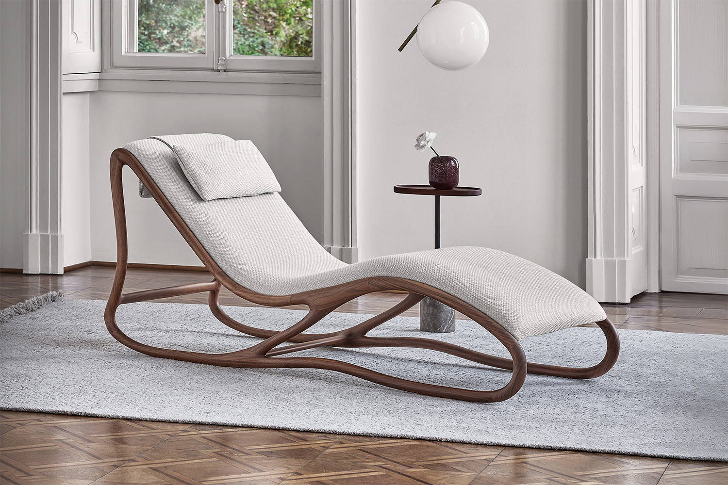 Twilli chaise lounge chair by Porada.