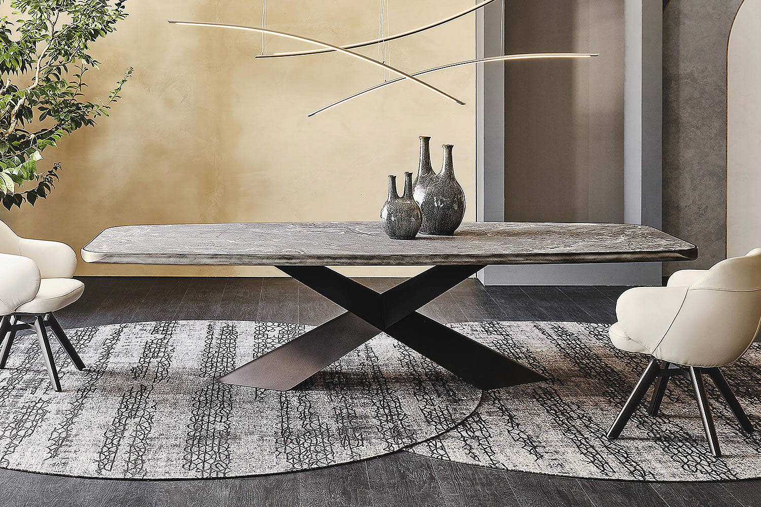 Tyron Keramik Premium Dining Table