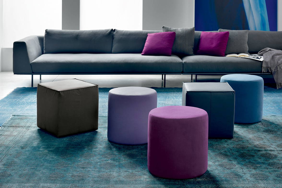 Uchi ottomans by Bontempi Casa with Badu ottomans Uchi ottomans by Bontempi Casa with Badu ottomans