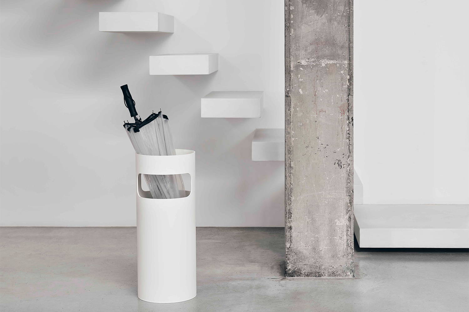 Umbrella Stand designed by Gino Colombini for Kartell