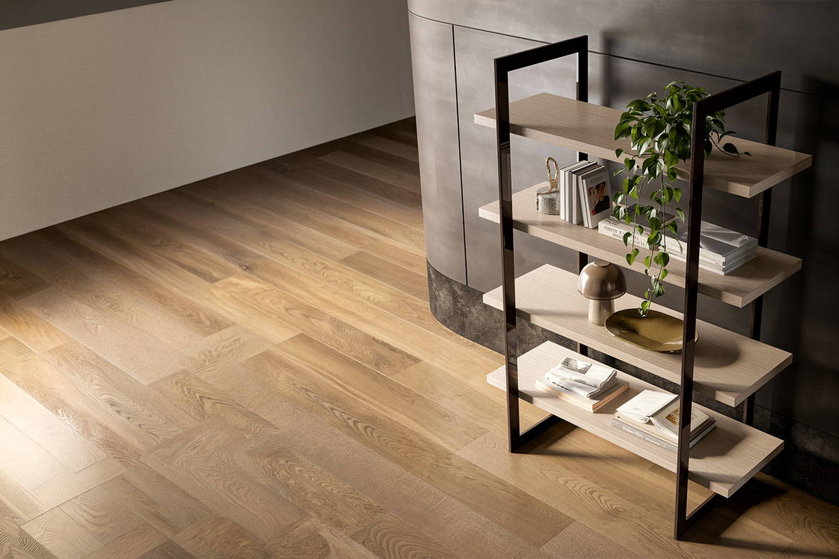 Universal Bookcase is available with the shelves in various matte and glossy wood or glossy lacquered finishes Universal Bookcase is available with the shelves in various matte and glossy wood or glossy lacquered finishes