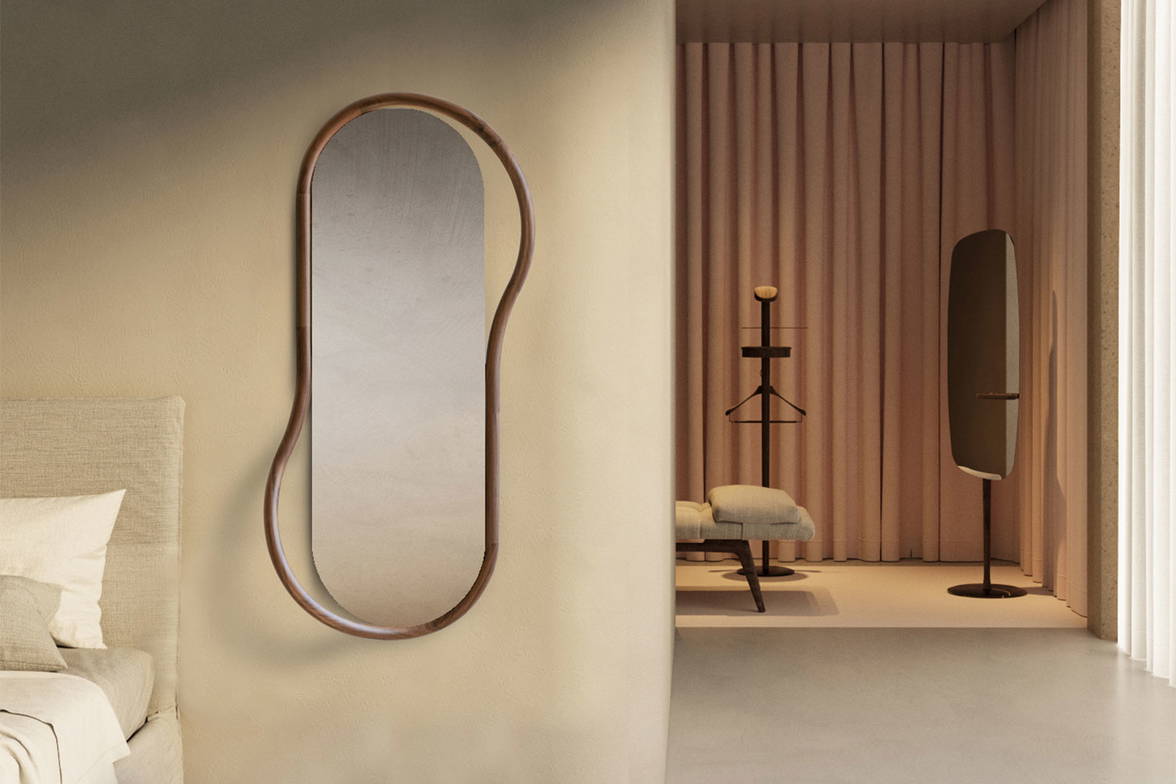 The Unut Oval Mirror by Goula Figuera Design Studio for Nomon. The Unut Oval Mirror by Goula Figuera Design Studio for Nomon.