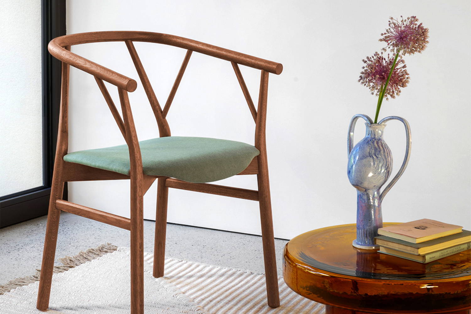 Valerie Dining Chair with Soda Coffee Table