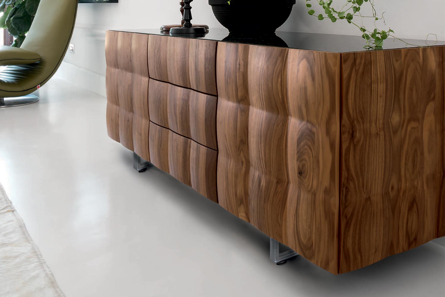 Venice wood sideboard by Tonin Casa