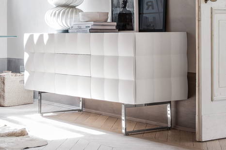 Venice sideboard in matte white finish