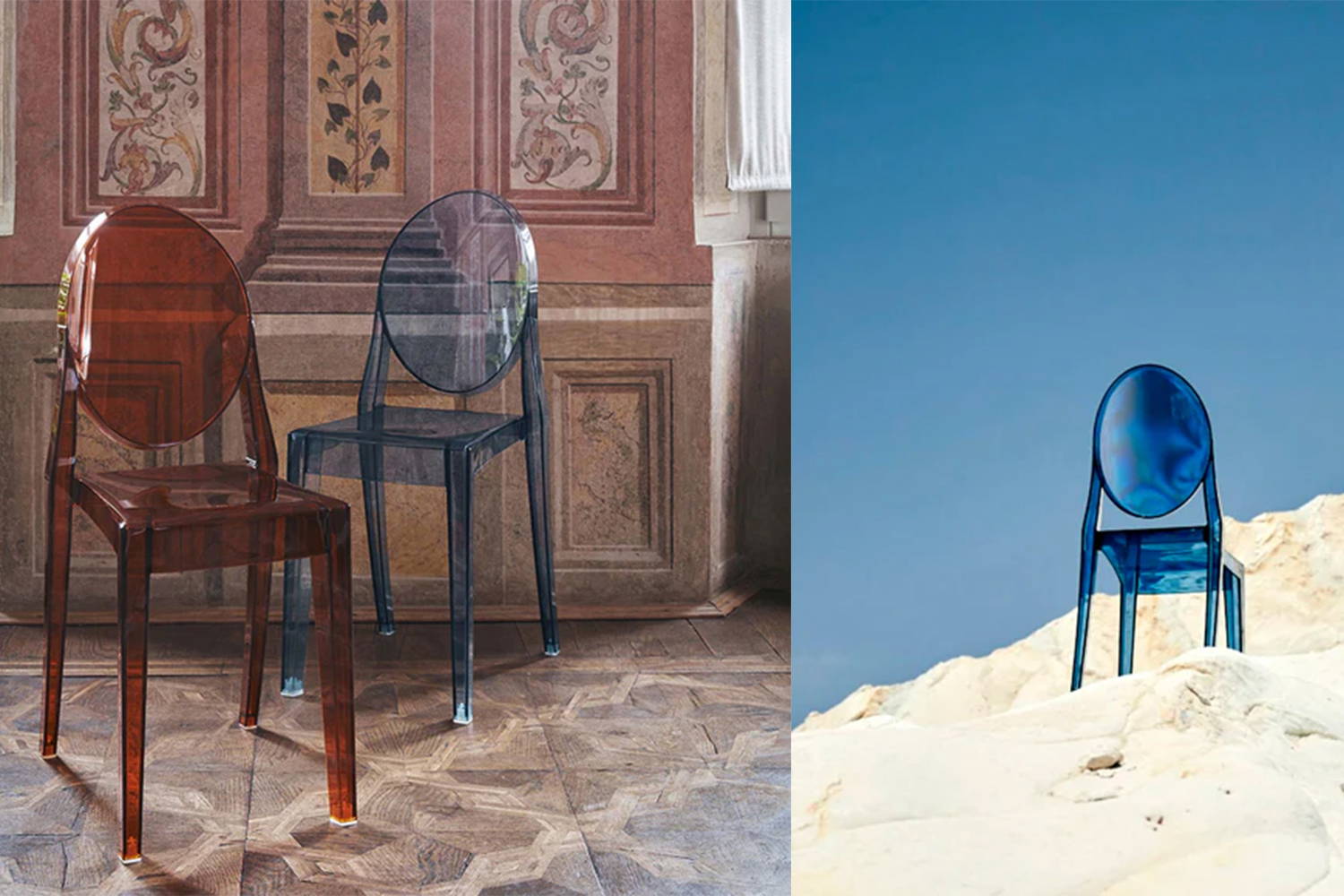 Victoria Ghost Dining Chair (Set of 2) Quickship by Kartell | room
