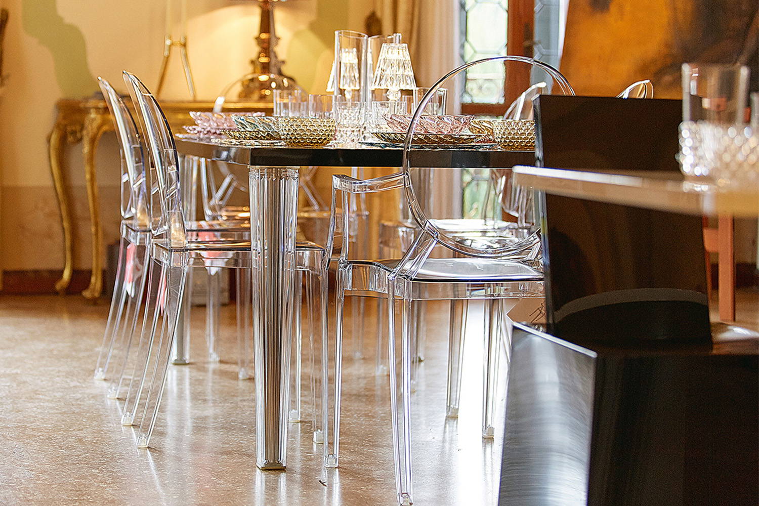 Victoria Ghost Dining Chair (Set of 2) Quickship by Kartell | room