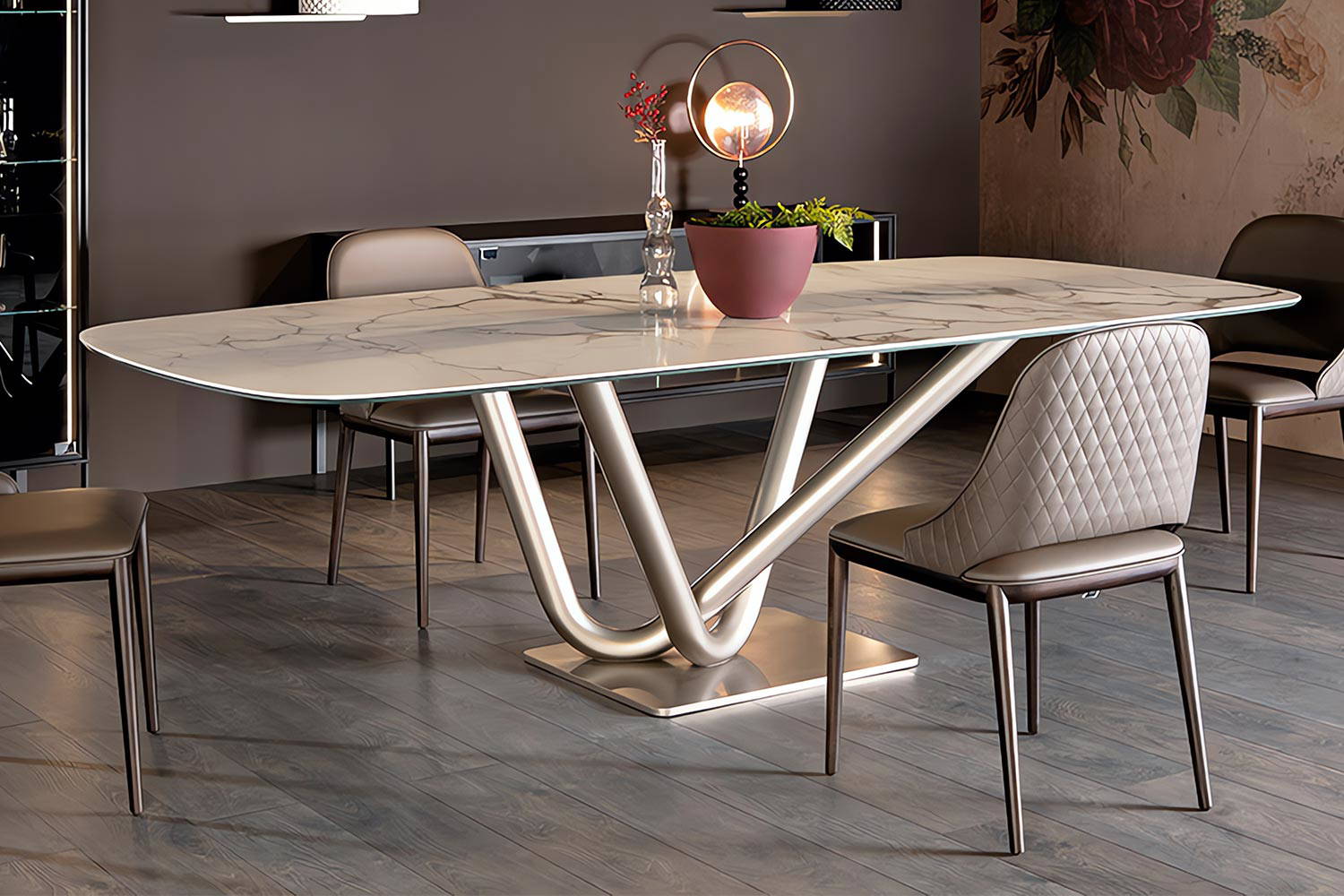 Victory Ceramic Dining Table by Tonin Casa