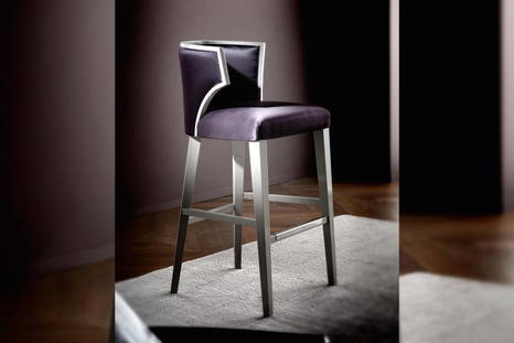 Villa bar stool designed by Giorgio Soressi