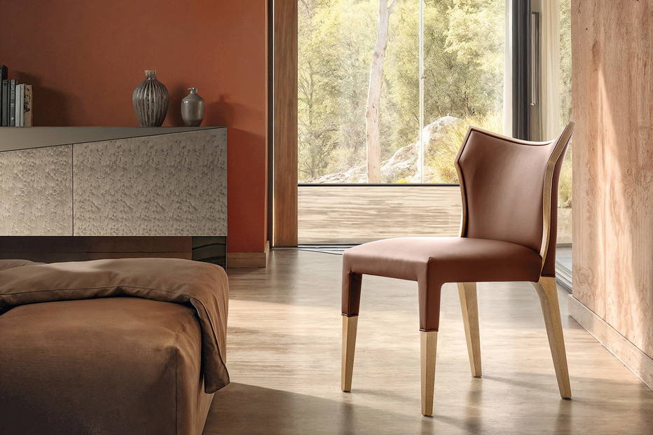 Villa dining chair designed by Giorgio Soressi