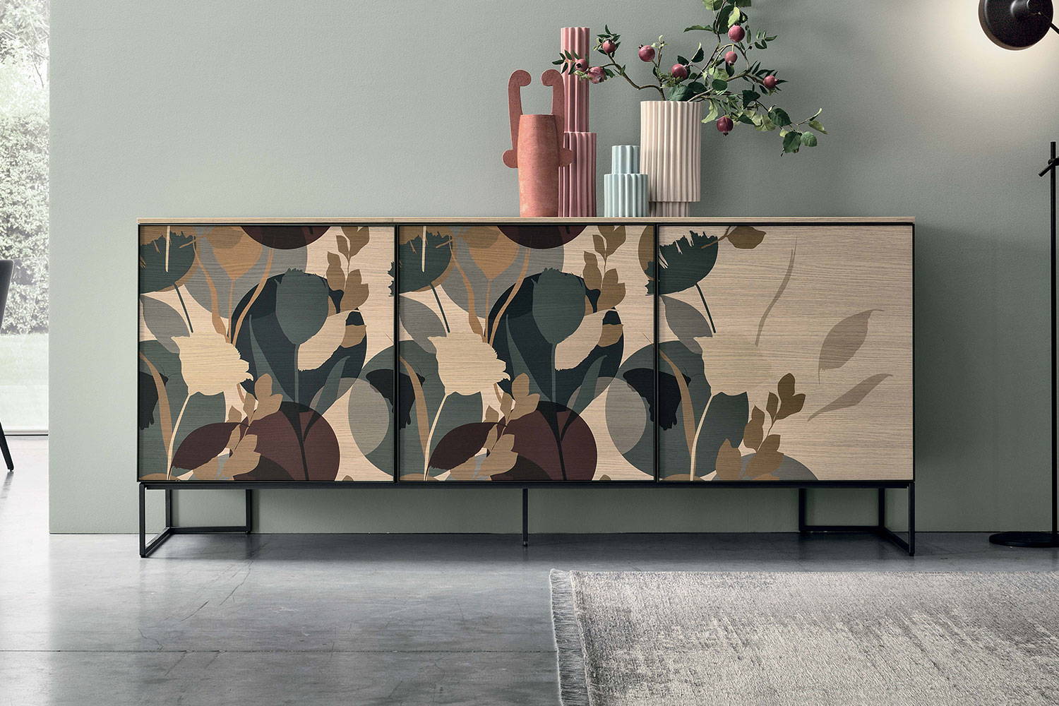 Vinci A01 Wood Sideboard by Tomasella