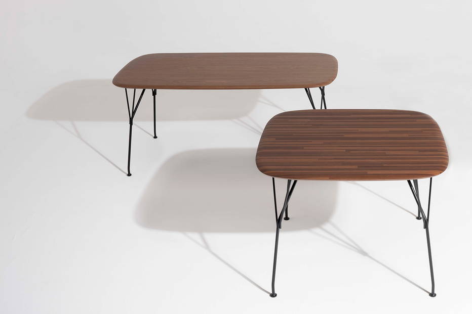 Viscount of Wood Kitchen Table available in various wood finishes, table top shapes, and frame finishes