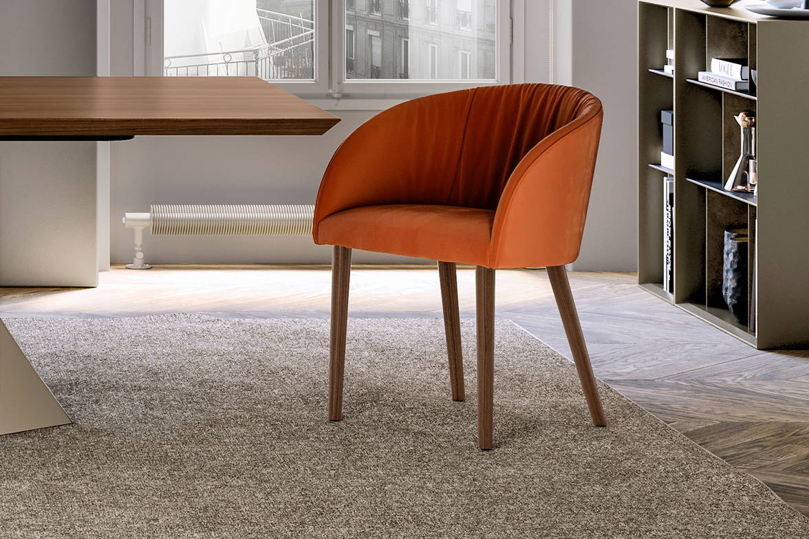 Vulcano wood dining chair designed by Antoy Filips for eforma Vulcano wood dining chair designed by Antoy Filips for eforma