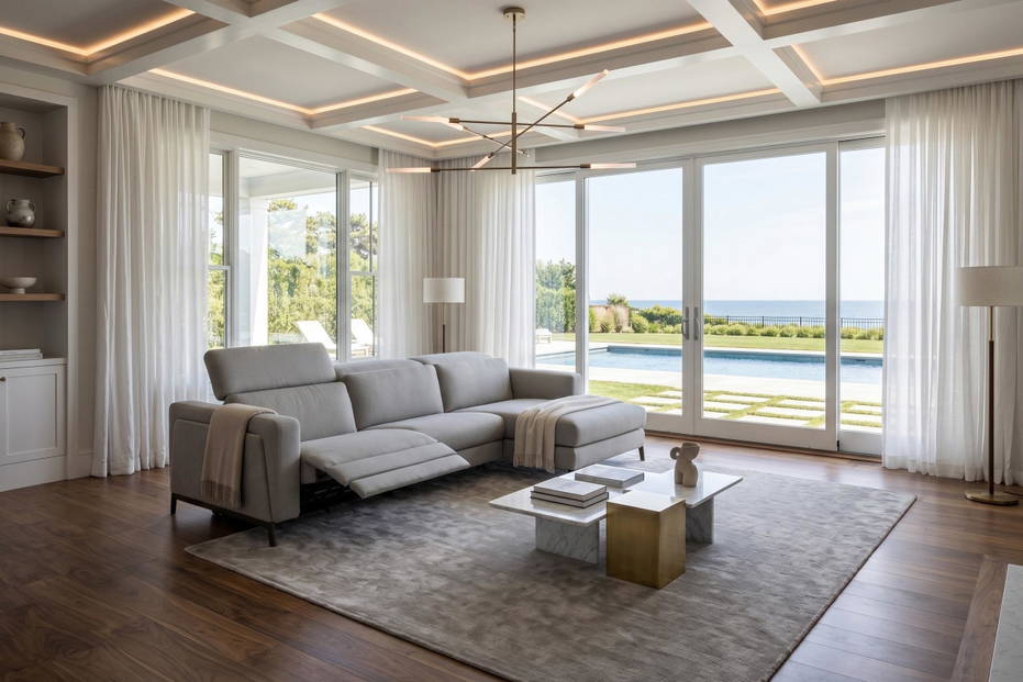 Wagner Sectional Sofa With Recliner