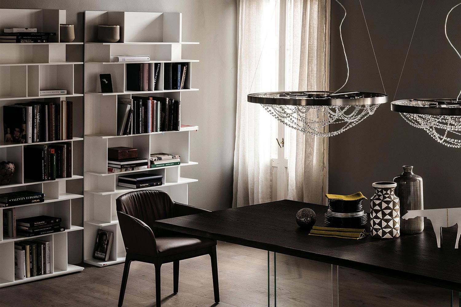 バロッサバレンティ　VARO,S.A. VALENTI シェルフ　ブックシェルフ Wally Modular Bookcase by Cattelan Italia | room service 360°