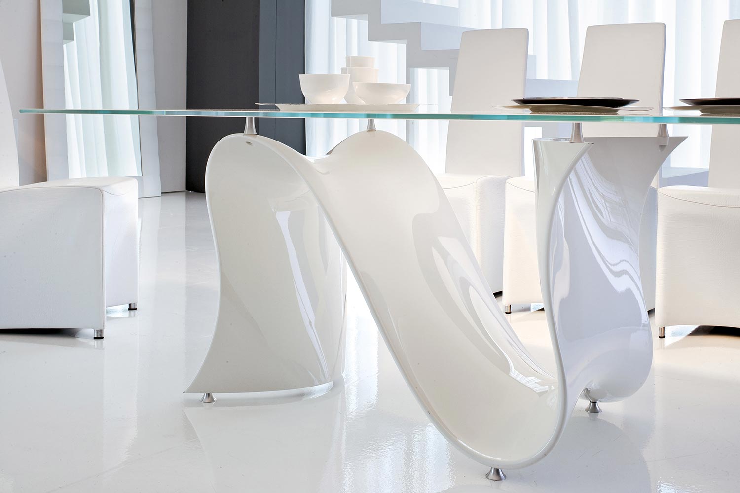 Tonin Casa Wave Dining Table
