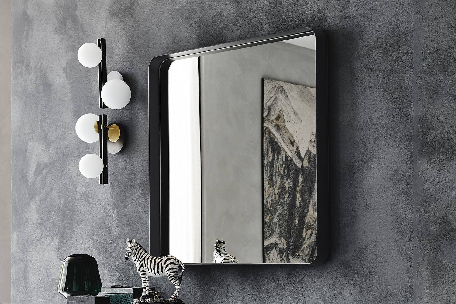 Wish S mirror square shape by Cattelan Italia