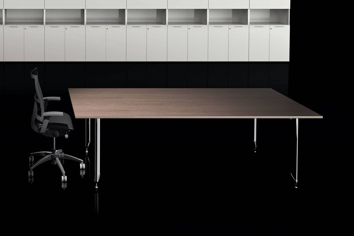Yo rectangular meeting table by Uffix