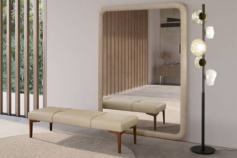 The Yoko Night Bench by Gabriele Ghetti for Gamma Arredamenti