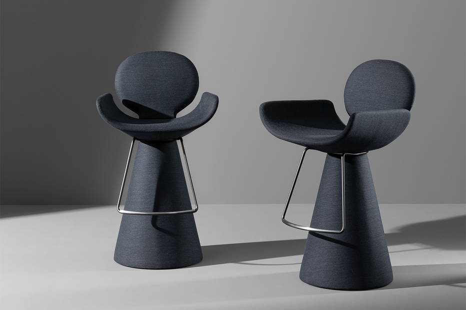 The Youpi too counter stool by Fabrice Berrux for Bonaldo.