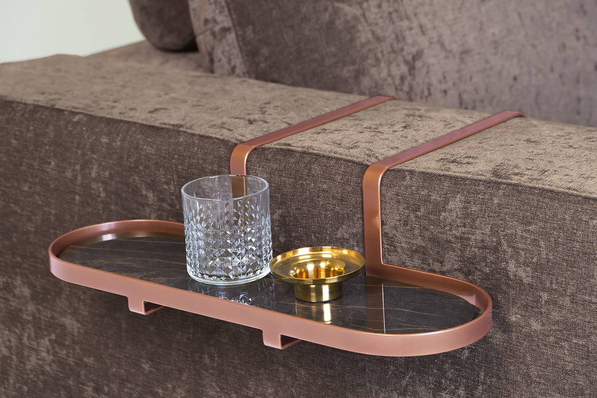 Zenit armrest cupholder by Bontempi Casa Zenit armrest cupholder by Bontempi Casa