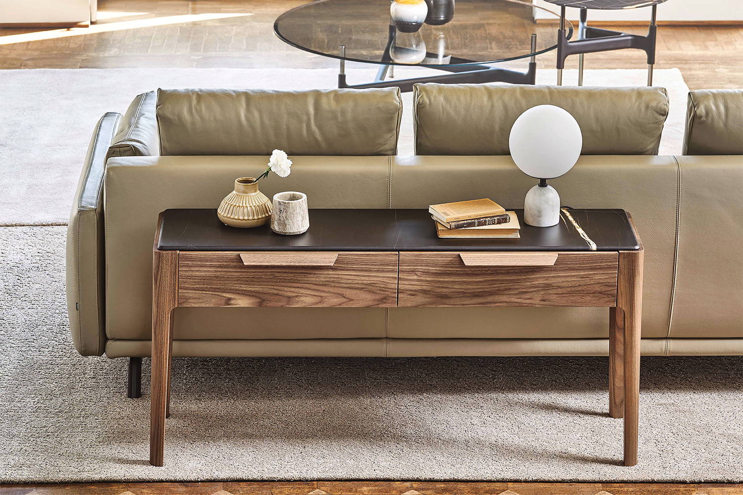 Ziggy Console Table With Drawers by Porada | room service 360°