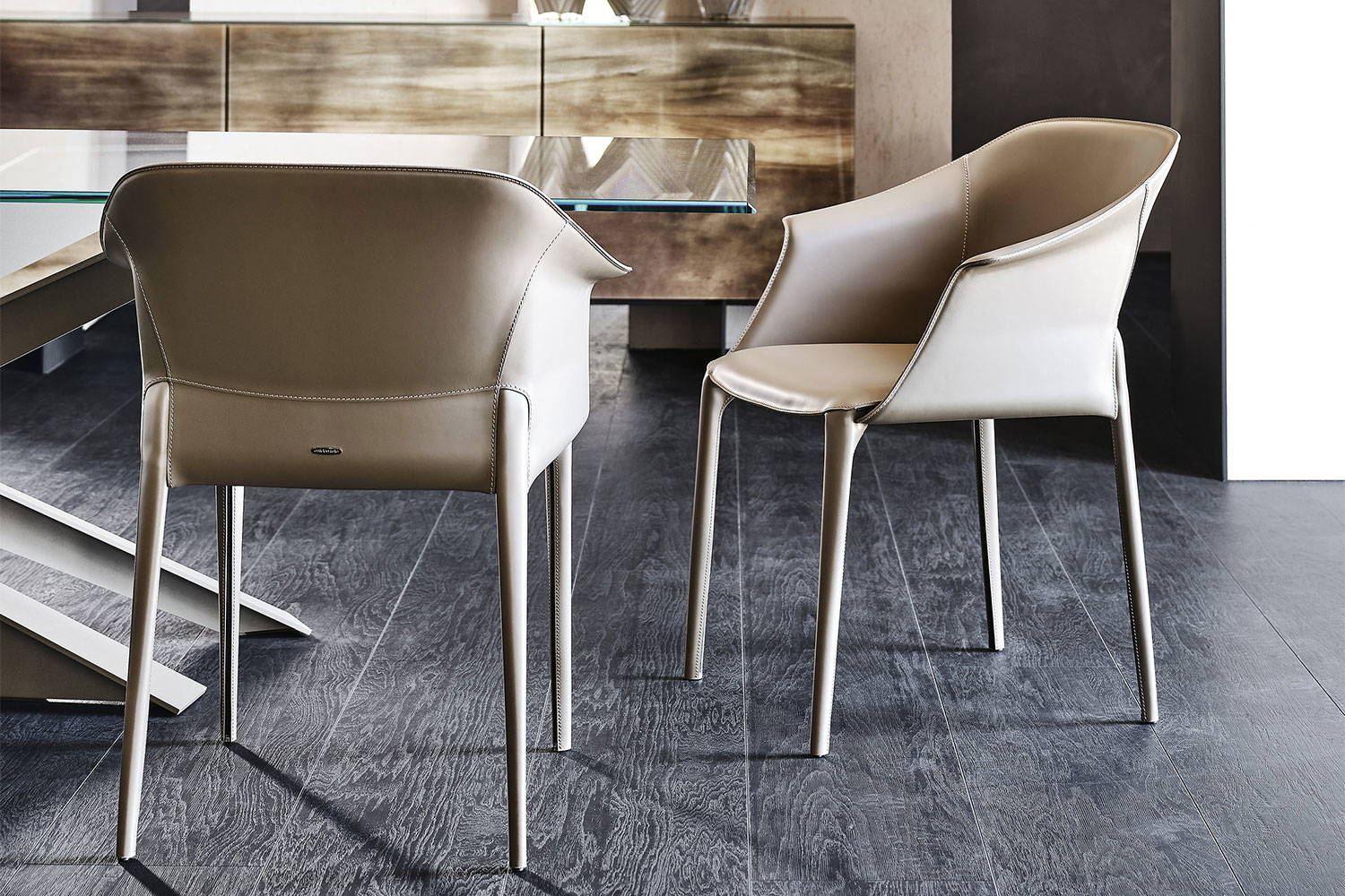Zuleika dining chairs by Cattelan Italia