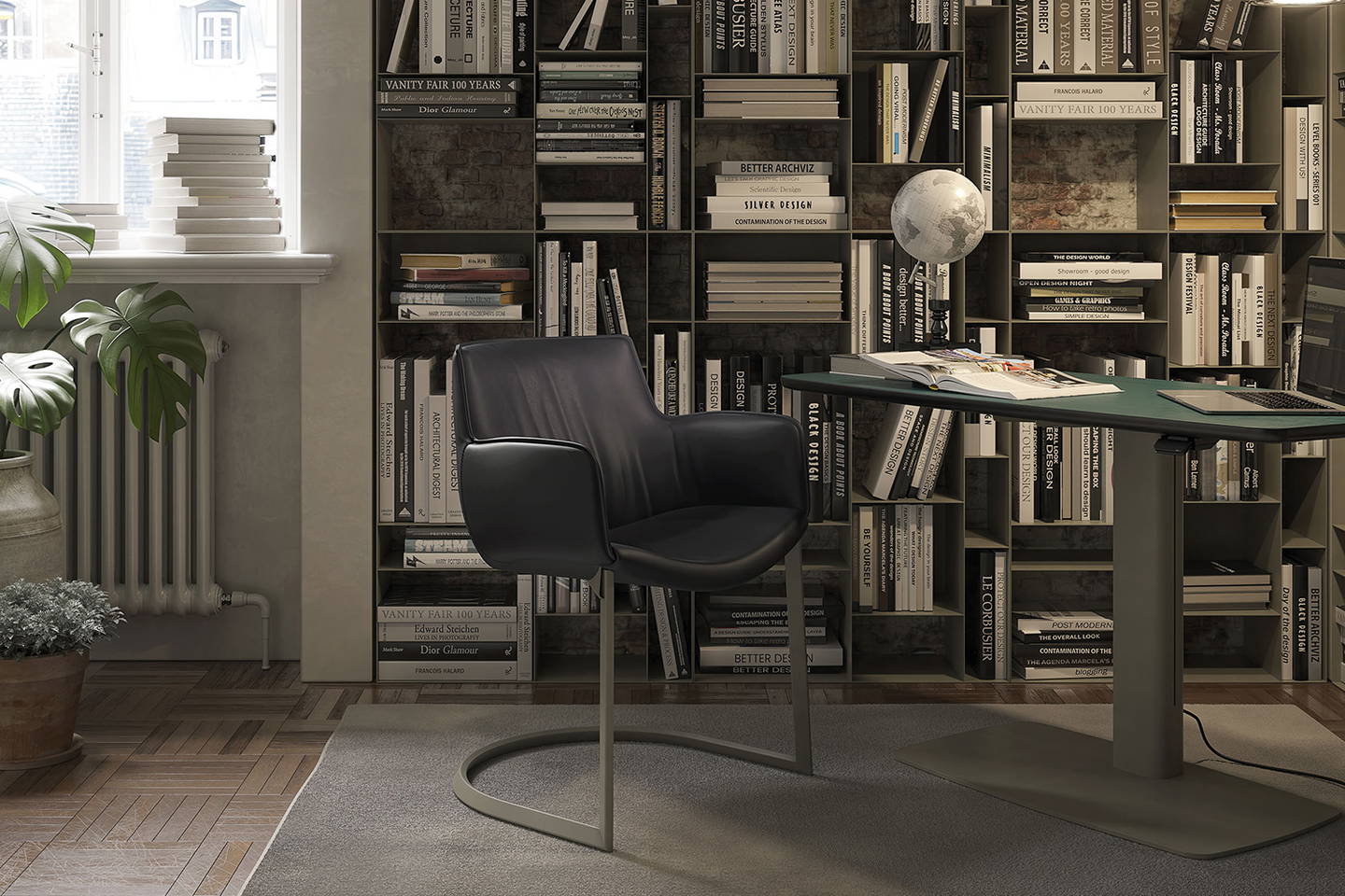 Rhonda Cantilever Dining Chair by Luca Signoretti for Cattelan Italia