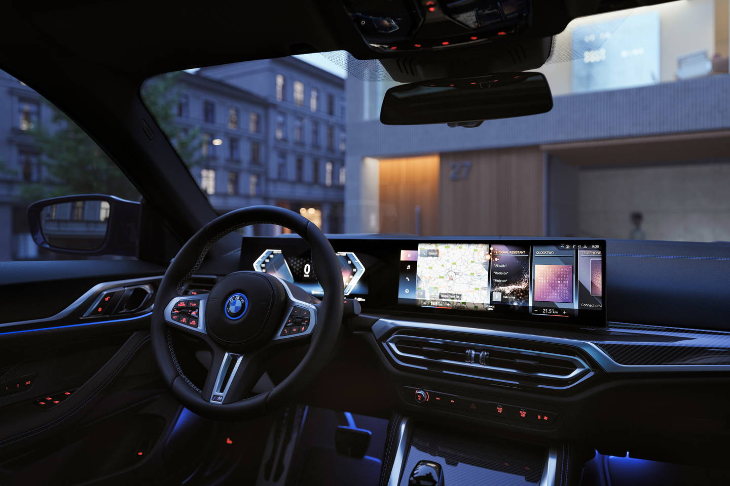 BMW and Qlocktwo collaboration